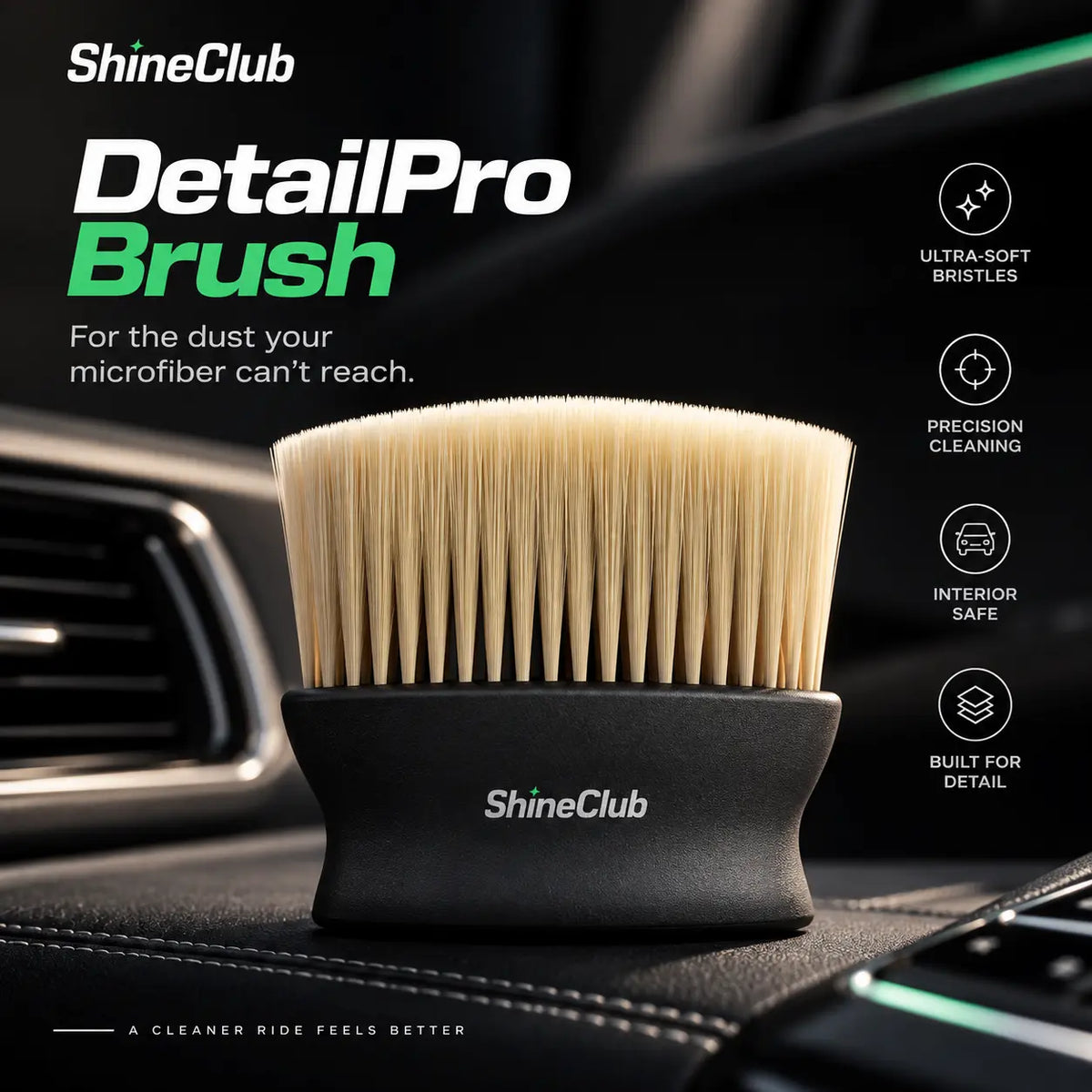 DetailPro Brush | Interior Detailing Brush