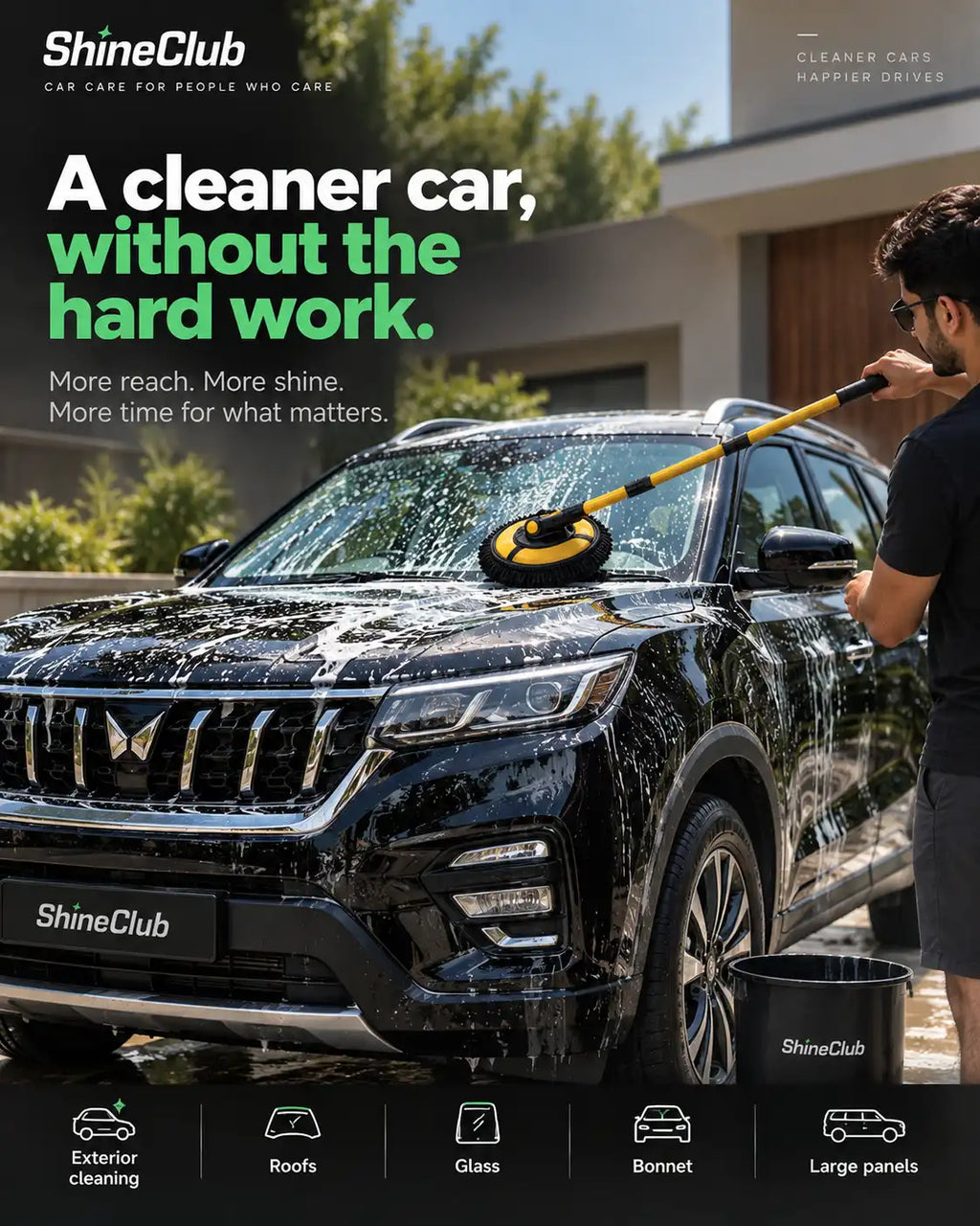 Long-Reach Car Wash Mop