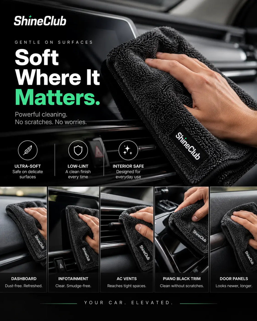 600 GSM Interior Microfiber Cloth