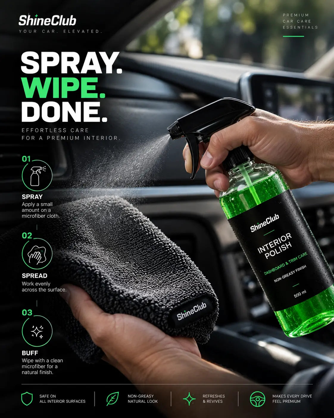 Interior Polish | Dashboard & Trim Care