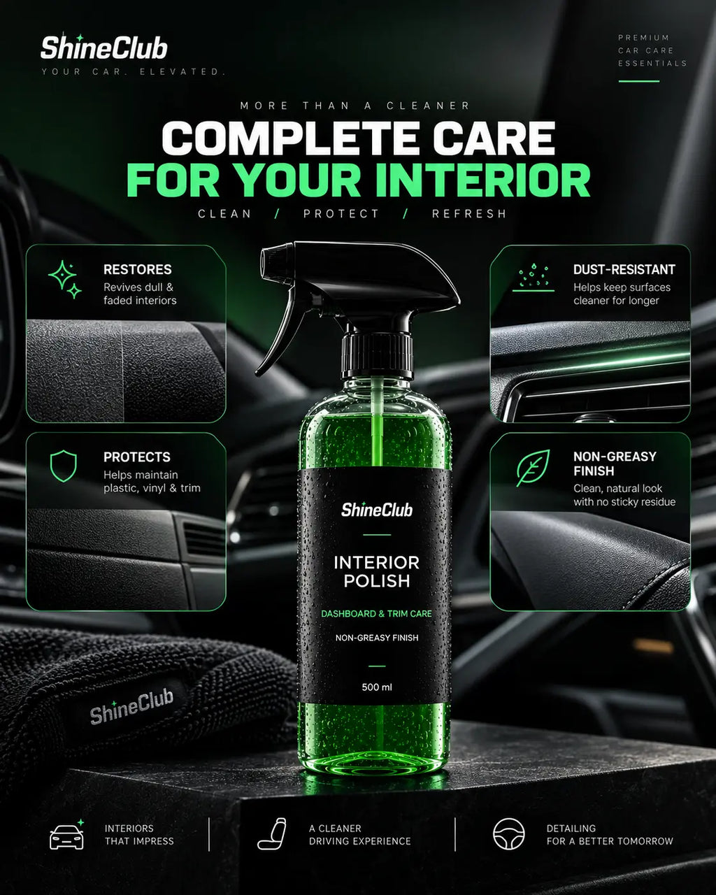 Interior Polish | Dashboard & Trim Care