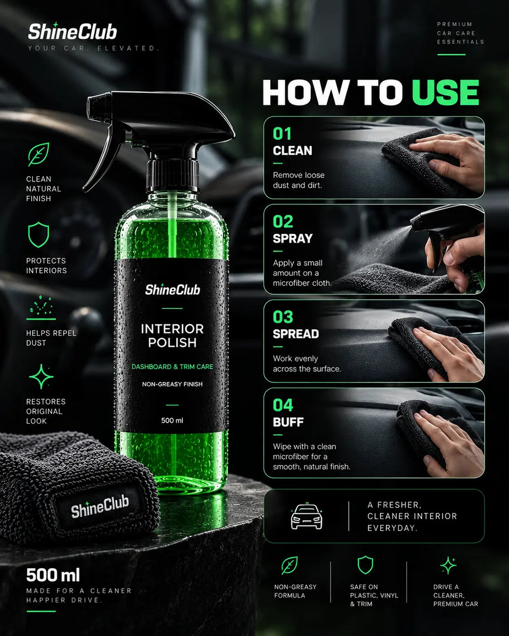 Interior Polish | Dashboard & Trim Care