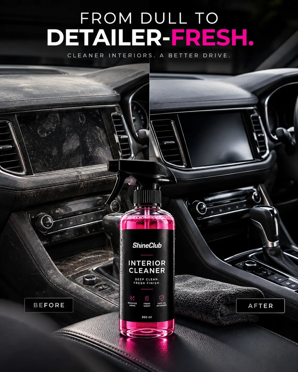 Interior Cleaner – Deep Clean & Fresh Finish