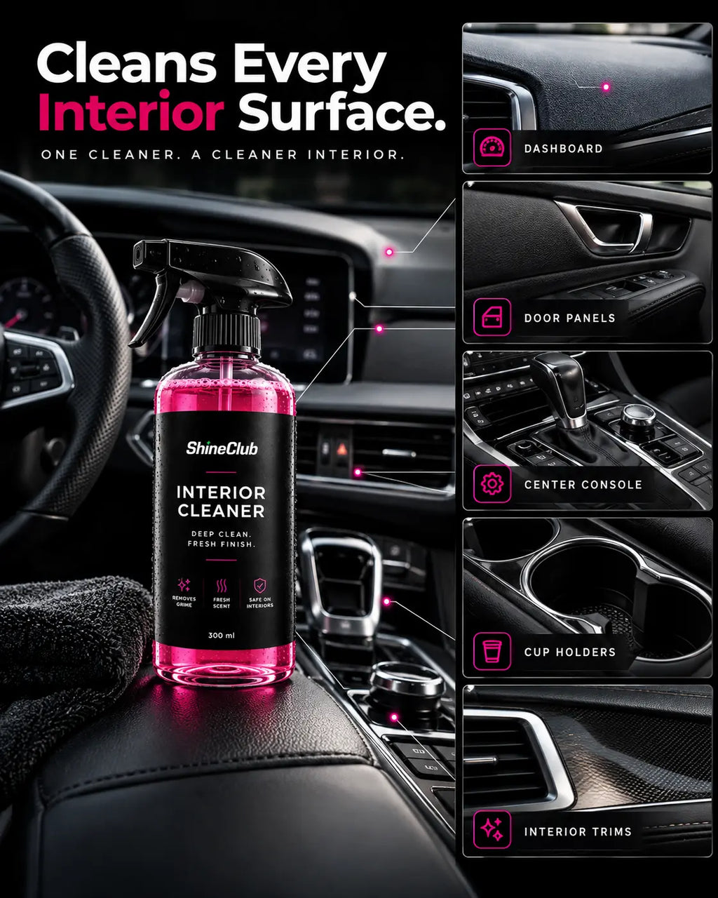 Interior Cleaner – Deep Clean & Fresh Finish