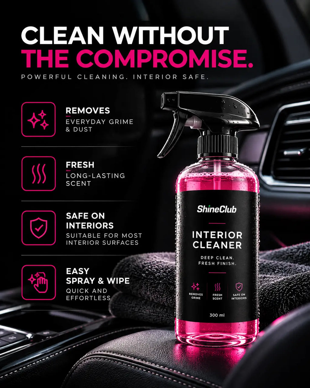 Interior Cleaner – Deep Clean & Fresh Finish