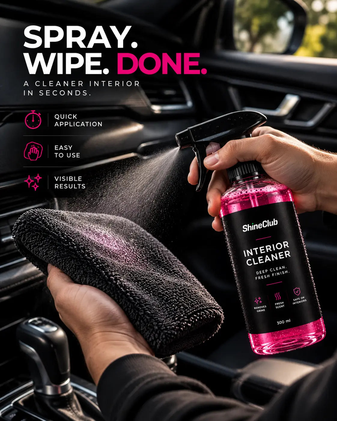 Interior Cleaner – Deep Clean & Fresh Finish