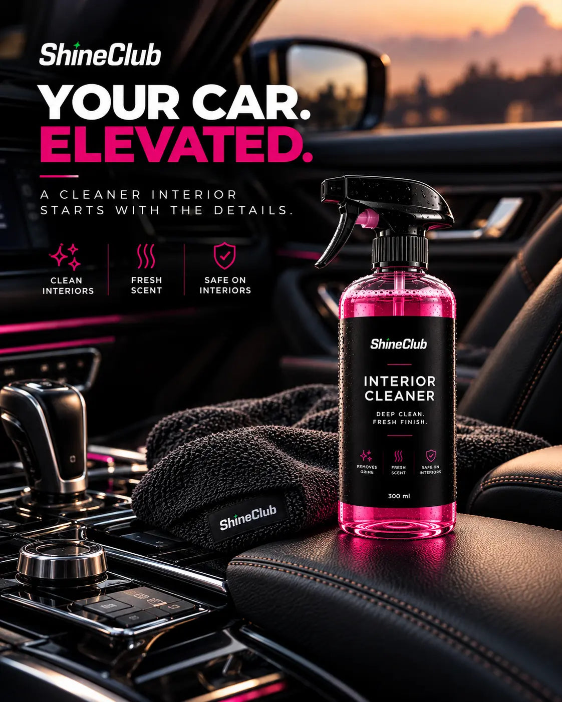 Interior Cleaner – Deep Clean & Fresh Finish
